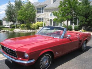 #76,019 1967 Red Mustang Convertible