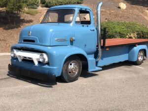 #76,097 Classic 1954 Ford Custom Flatbed Truck