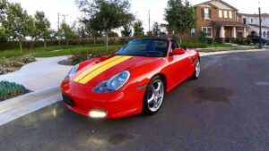 #76,112 2003 Porsche boxster Cabriolet 2D