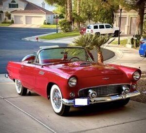 #76,113 Classic 1956 Ford Thunderbird