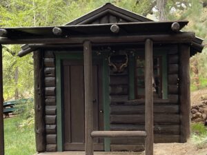 #6131 Log Small Ranger Cabin Westlake